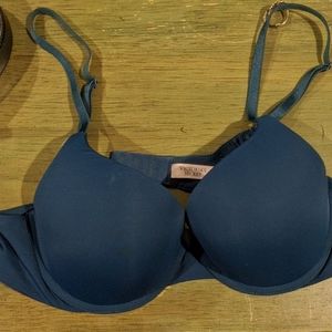 Teal, body by Victoria bra